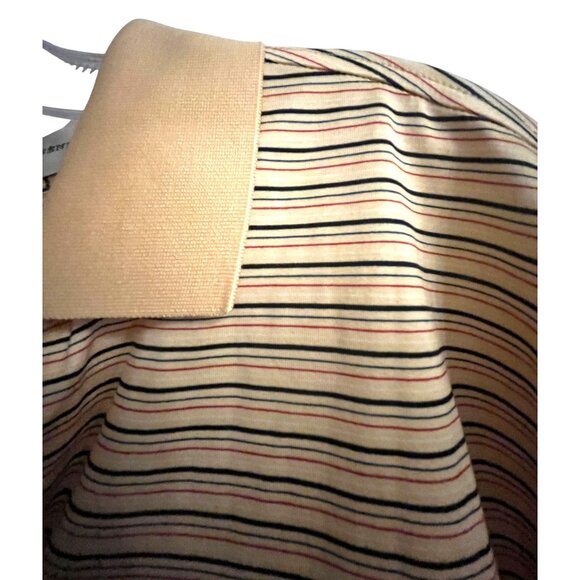 Fairway & Greene Flint Hills Resources Yellow Striped Mens Golf Polo Large - Picture 8 of 13